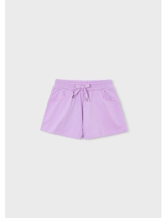 Short felpa básico Lila