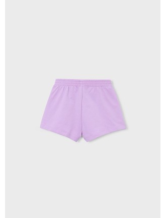 Short felpa básico Lila