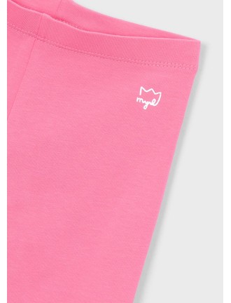 Leggings basico corto geranio