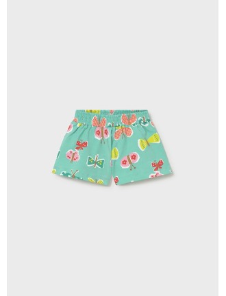 Pantalón corto punto estampado