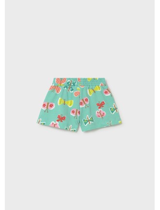 Pantalón corto punto estampado