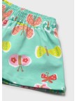 Pantalón corto punto estampado
