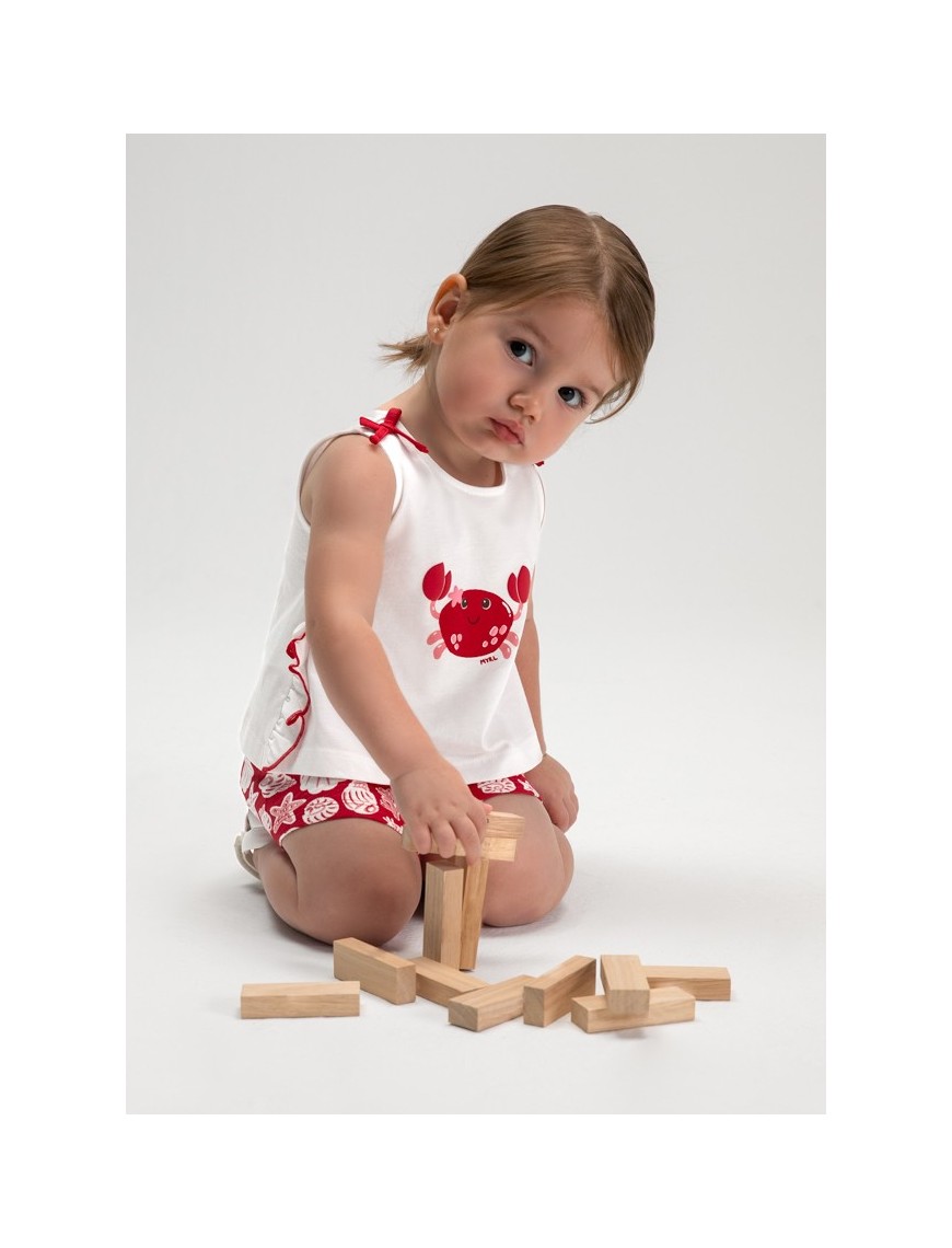 Conj. short estampado