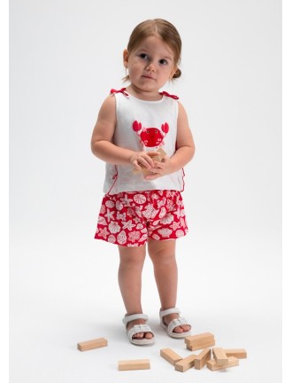 Conj. short estampado