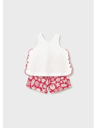 Conj. short estampado