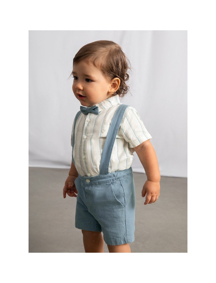 Conj. bermuda 3 piezas lino