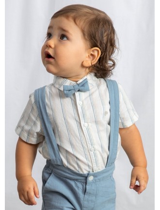 Conj. bermuda 3 piezas lino