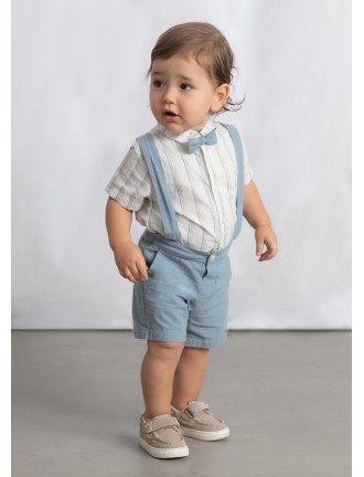 Conj. bermuda 3 piezas lino