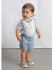 Conj. bermuda 3 piezas lino