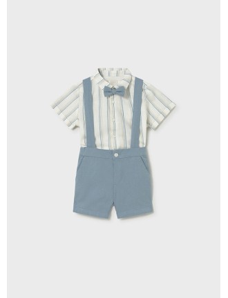 Conj. bermuda 3 piezas lino