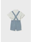 Conj. bermuda 3 piezas lino