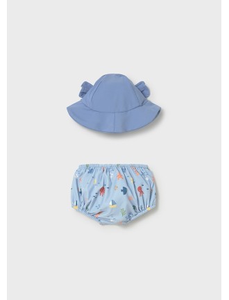 Conj. bañador pañal y gorro