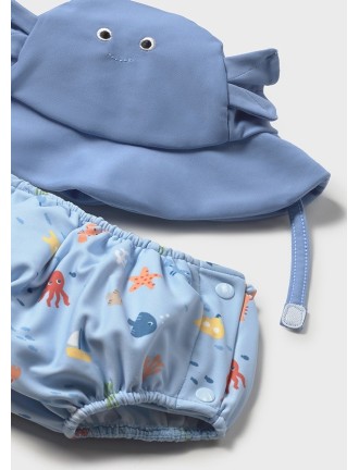 Conj. bañador pañal y gorro