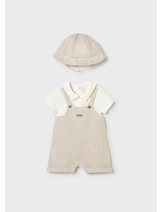 Pelele peto corto y gorro