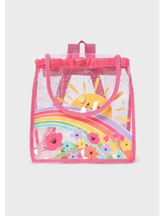 Mochila playa arco iris