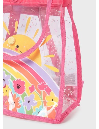 Mochila playa arco iris