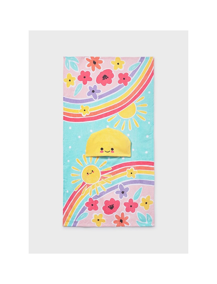 Toalla baño arco iris