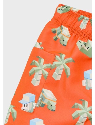 Bañador bermuda estampado