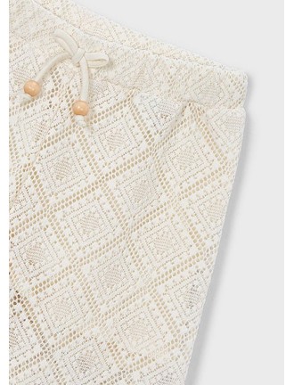 Pantalón largo crochet