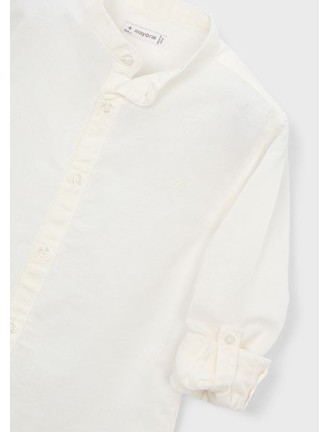 Camisa mao cuello lino