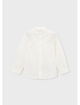 Camisa mao cuello lino