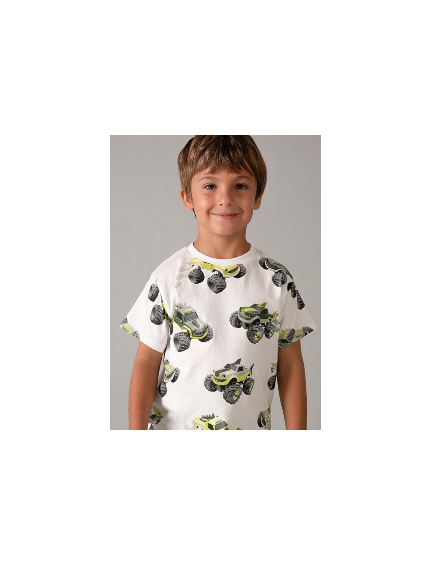 Camiseta estampada coche