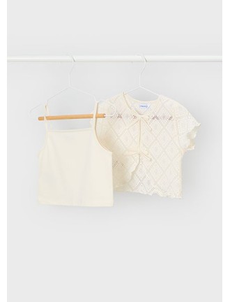 Camiseta 2 piezas crochet