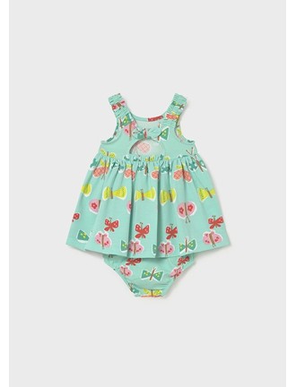 Vestido estampado con braguita