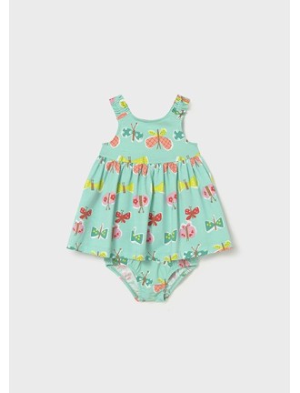 Vestido estampado con braguita