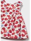 Vestido estampado fresas