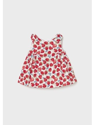 Vestido estampado fresas