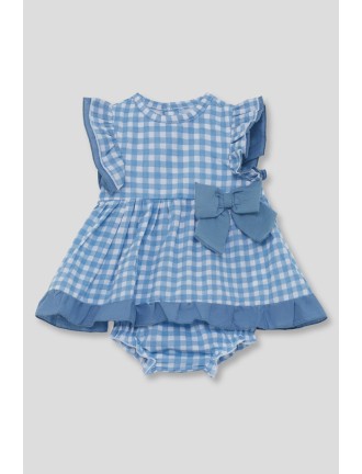 Vestido con braguita vichy...