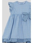 Vestido niña vichy azul