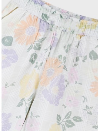 Conjunto top 2 piezas flores