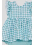 Vestido vichy verde con braguita