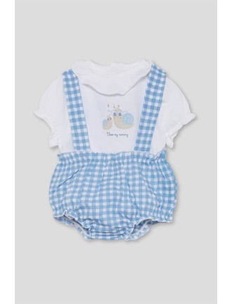 Peto y camiseta 2 caracoles