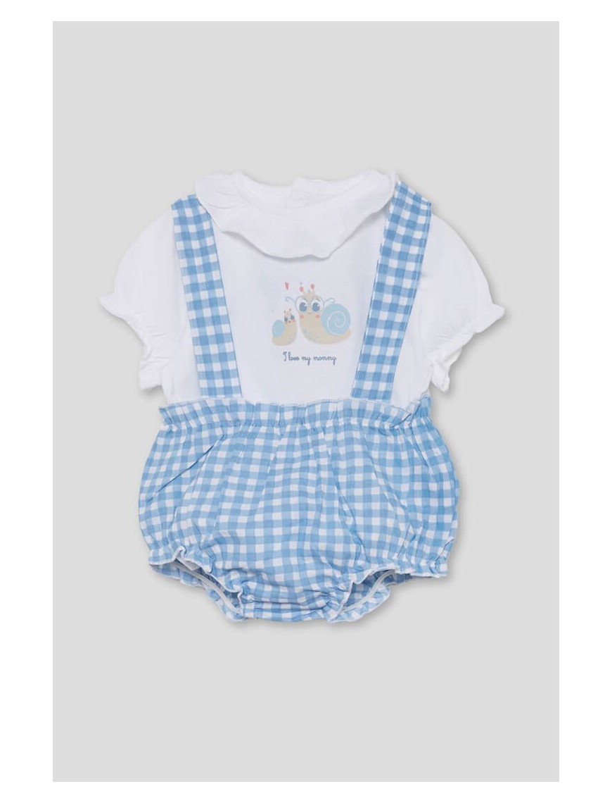 Peto y camiseta 2 caracoles