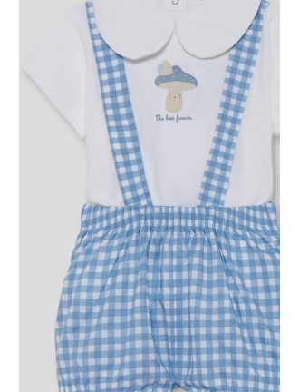 Peto con camiseta caracoles