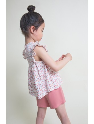 Conjunto flores estampado