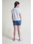 Short vaquero lazo cintura