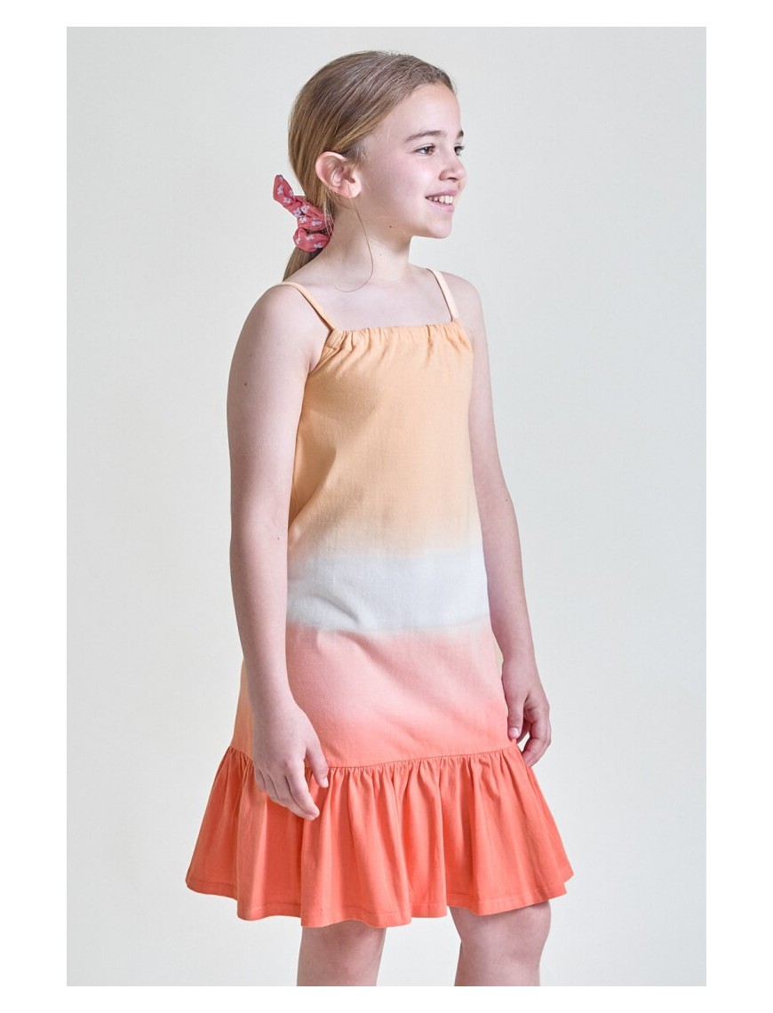 Vestido tirantes degradado