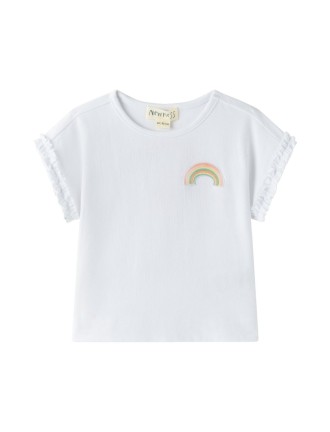 Camiseta arco iris flamenco