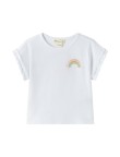 Camiseta arco iris flamenco