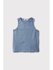 Camiseta tirantes azul medio