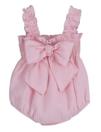 Peto rosa tirantes con lazo