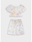 Conjunto estampado floral