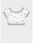 Camiseta top flores