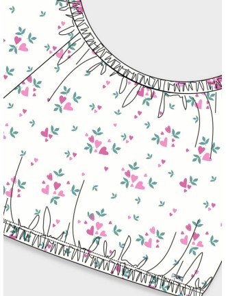 Camiseta top flores