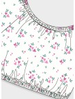 Camiseta top flores