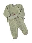 Conjunto verde estampado Babybol